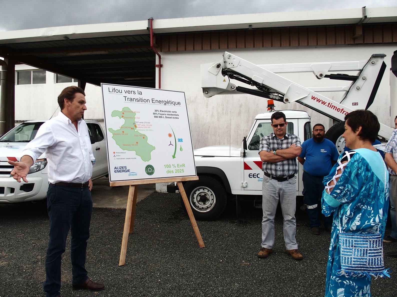 Visite EEC Lifou Annick Girardin